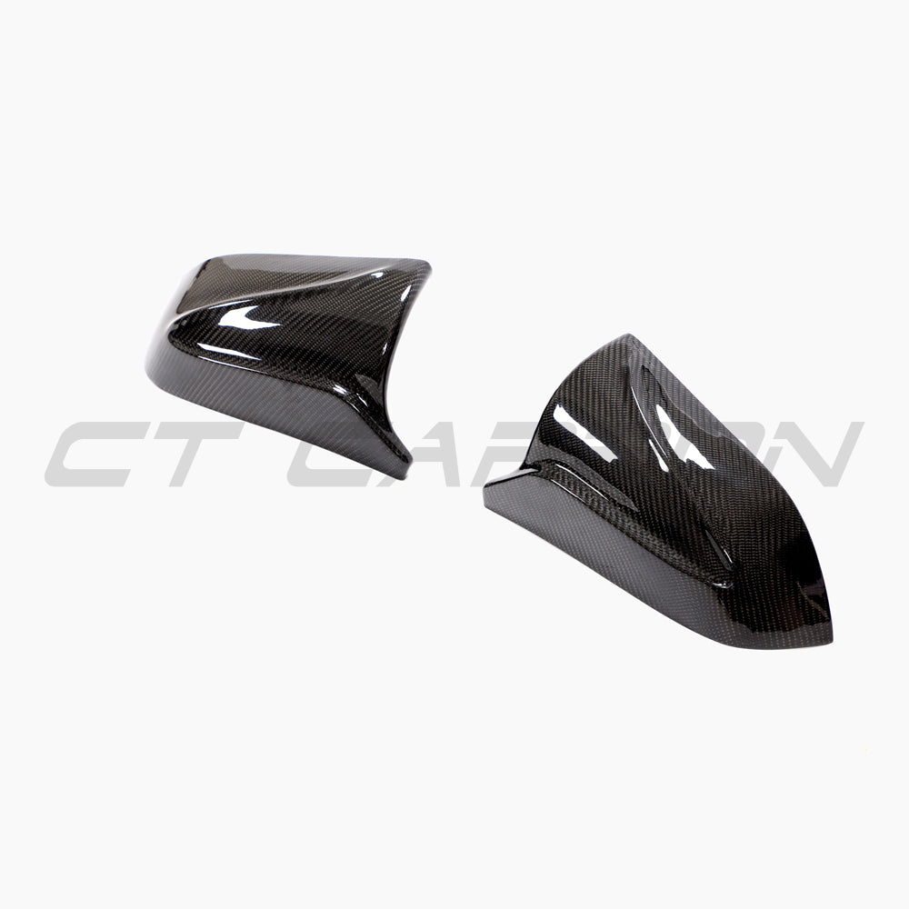 TESLA MODEL 3 2017+ CARBON FIBRE MIRRORS - V2-Accessories-CT CARBON-CT Carbon - High-quality carbon fiber and gloss black aerodynamic parts for premium sports and luxury vehicles.