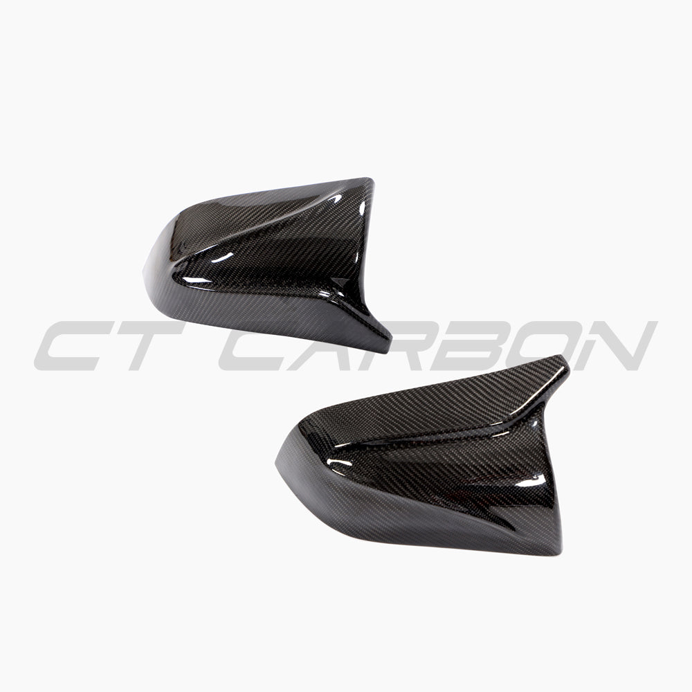 TESLA MODEL 3 2017+ CARBON FIBRE MIRRORS - V2-Accessories-CT CARBON-CT Carbon - High-quality carbon fiber and gloss black aerodynamic parts for premium sports and luxury vehicles.