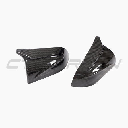 TESLA MODEL 3 2017+ CARBON FIBRE MIRRORS - V2-Accessories-CT CARBON-CT Carbon - High-quality carbon fiber and gloss black aerodynamic parts for premium sports and luxury vehicles.