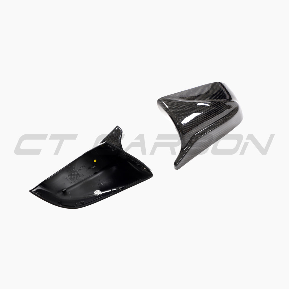 TESLA MODEL 3 2017+ CARBON FIBRE MIRRORS - V2-Accessories-CT CARBON-CT Carbon - High-quality carbon fiber and gloss black aerodynamic parts for premium sports and luxury vehicles.