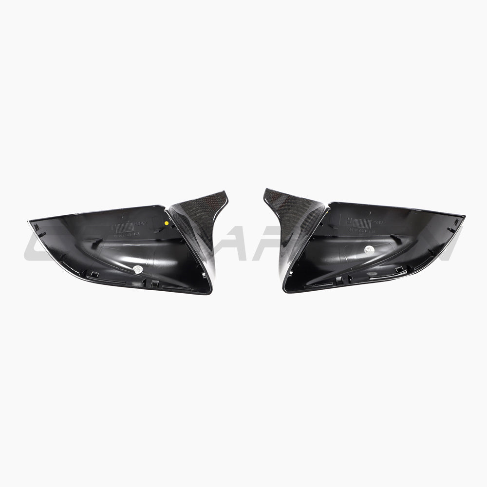 TESLA MODEL 3 2017+ CARBON FIBRE MIRRORS - V2-Accessories-CT CARBON-CT Carbon - High-quality carbon fiber and gloss black aerodynamic parts for premium sports and luxury vehicles.