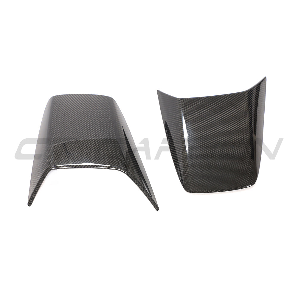 PORSCHE 911 991.2 GT3 2017-2021 CARBON FIBRE REAR SCOOP COVERS-Accessories-CT CARBON-CT Carbon - High-quality carbon fiber and gloss black aerodynamic parts for premium sports and luxury vehicles.