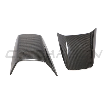 PORSCHE 911 991.2 GT3 2017-2021 CARBON FIBRE REAR SCOOP COVERS-Accessories-CT CARBON-CT Carbon - High-quality carbon fiber and gloss black aerodynamic parts for premium sports and luxury vehicles.