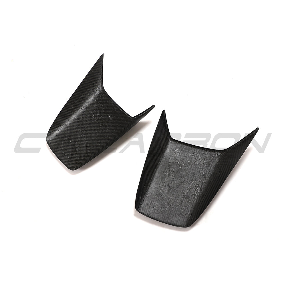 PORSCHE 911 991.2 GT3 2017-2021 CARBON FIBRE REAR SCOOP COVERS-Accessories-CT CARBON-CT Carbon - High-quality carbon fiber and gloss black aerodynamic parts for premium sports and luxury vehicles.