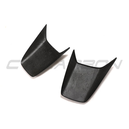 PORSCHE 911 991.2 GT3 2017-2021 CARBON FIBRE REAR SCOOP COVERS-Accessories-CT CARBON-CT Carbon - High-quality carbon fiber and gloss black aerodynamic parts for premium sports and luxury vehicles.