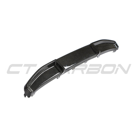 BMW 4 SERIES 2020+ G22/G23 CARBON FIBRE DIFFUSER - LOWER-Diffuser-CT CARBON-CT Carbon - High-quality carbon fiber and gloss black aerodynamic parts for premium sports and luxury vehicles.