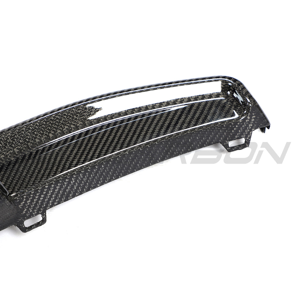 BMW 4 SERIES 2020+ G22/G23 CARBON FIBRE DIFFUSER - LOWER-Diffuser-CT CARBON-CT Carbon - High-quality carbon fiber and gloss black aerodynamic parts for premium sports and luxury vehicles.