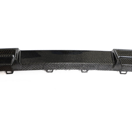 BMW 4 SERIES 2020+ G22/G23 CARBON FIBRE DIFFUSER - LOWER-Diffuser-CT CARBON-CT Carbon - High-quality carbon fiber and gloss black aerodynamic parts for premium sports and luxury vehicles.