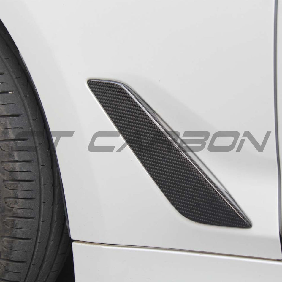 BMW G30 5 SERIES 2016-2023 DRY CARBON FIBRE SIDE FENDER TRIMS