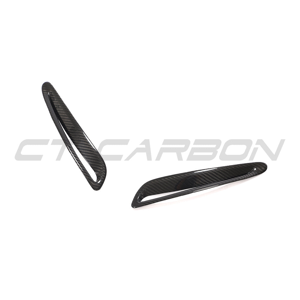 TOYOTA SUPRA 2019+ A90 CARBON FIBRE HOOD/BONNET TRIM-Accessories-CT CARBON-CT Carbon - High-quality carbon fiber and gloss black aerodynamic parts for premium sports and luxury vehicles.