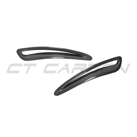 TOYOTA SUPRA 2019+ A90 CARBON FIBRE HOOD/BONNET TRIM-Accessories-CT CARBON-CT Carbon - High-quality carbon fiber and gloss black aerodynamic parts for premium sports and luxury vehicles.