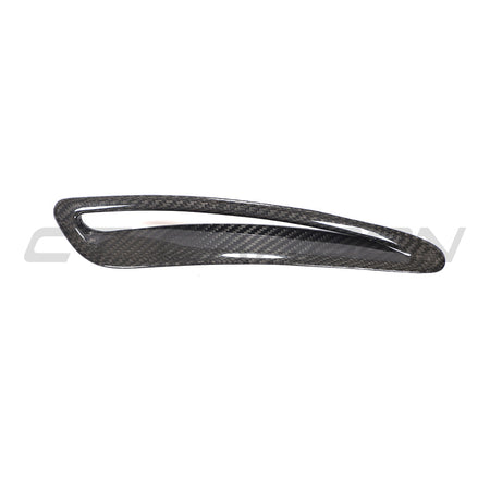TOYOTA SUPRA 2019+ A90 CARBON FIBRE HOOD/BONNET TRIM-Accessories-CT CARBON-CT Carbon - High-quality carbon fiber and gloss black aerodynamic parts for premium sports and luxury vehicles.