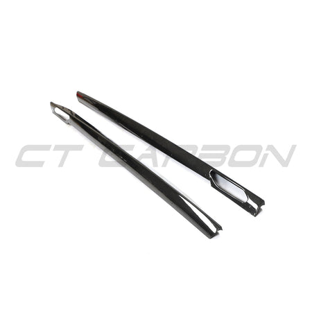 BMW 4 SERIES 2020+ G26 & i4 CARBON FIBRE SIDE SKIRTS-Side Skirts-CT CARBON-CT Carbon - High-quality carbon fiber and gloss black aerodynamic parts for premium sports and luxury vehicles.