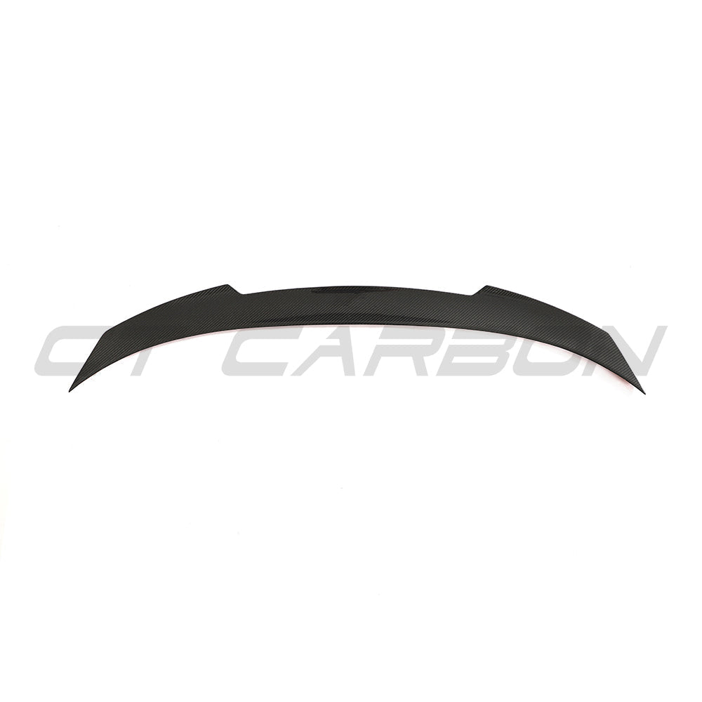 BMW G87 M2 / G42 2 SERIES 2022+ CARBON FIBRE SPOILER - V3-Spoiler-CT CARBON-CT Carbon - High-quality carbon fiber and gloss black aerodynamic parts for premium sports and luxury vehicles.