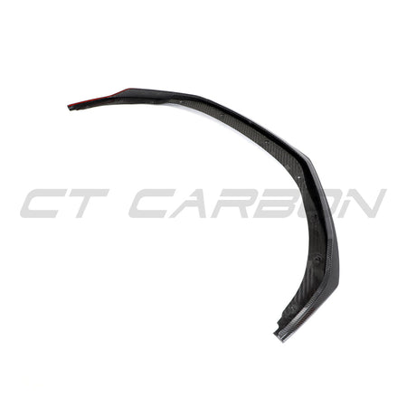 AUDI R8 V10 GEN 2.5 CARBON FIBRE SPLITTER-Splitter-CT CARBON-CT Carbon - High-quality carbon fiber and gloss black aerodynamic parts for premium sports and luxury vehicles.