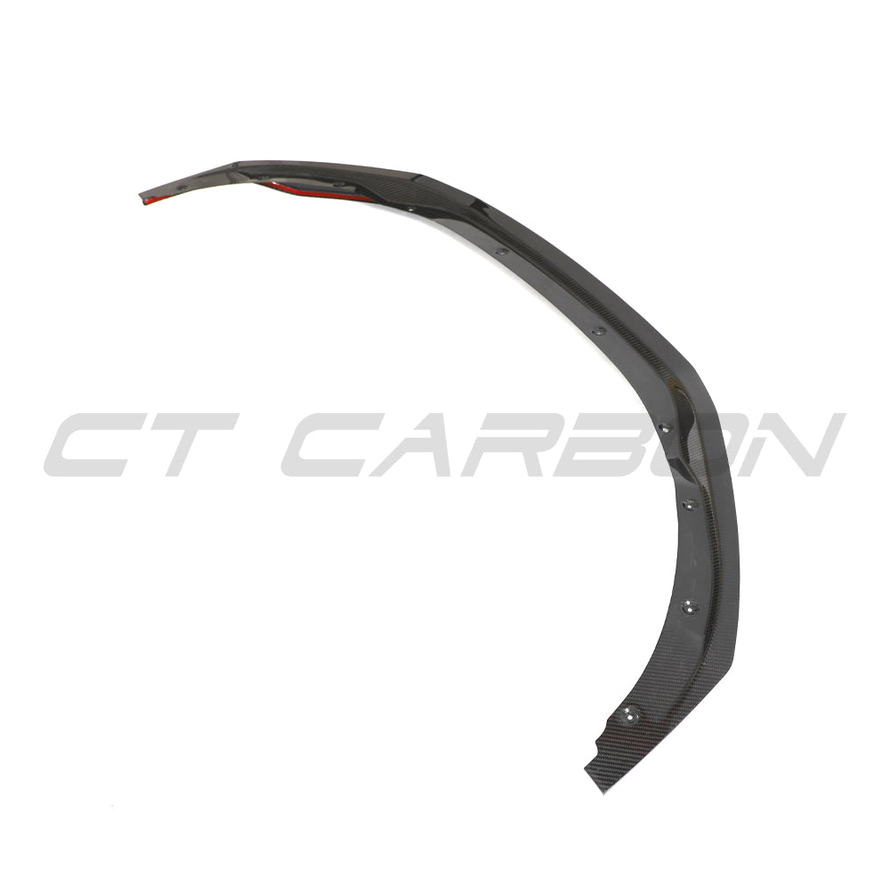 AUDI R8 V10 GEN 2.5 CARBON FIBRE SPLITTER-Splitter-CT CARBON-CT Carbon - High-quality carbon fiber and gloss black aerodynamic parts for premium sports and luxury vehicles.