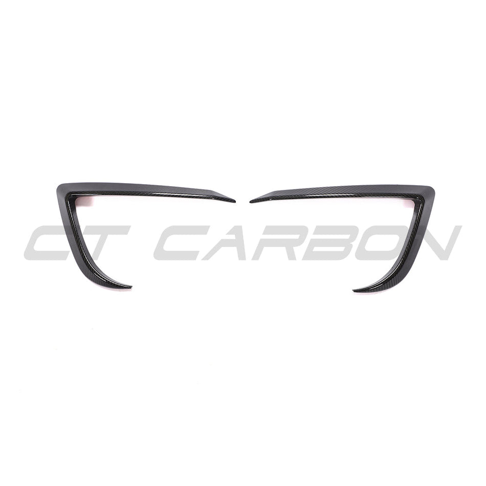 TESLA MODEL 3 2017-2023 CARBON FIBRE FRONT BUMPER CANARDS