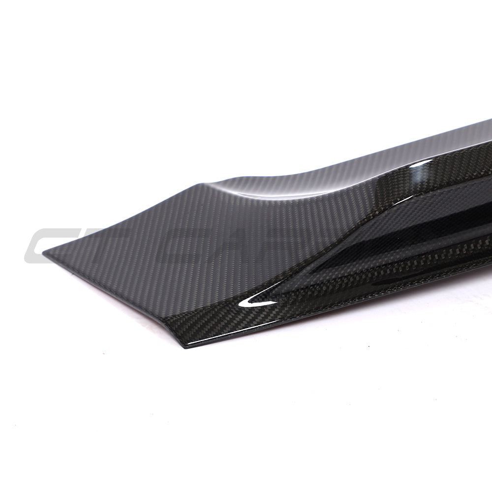 PORSCHE 911 991.2 GTS/CARRERA/ TARGA 2017-2019 CARBON FIBRE SPOILER V2-Spoiler-CT CARBON-CT Carbon - High-quality carbon fiber and gloss black aerodynamic parts for premium sports and luxury vehicles.