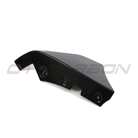 TOYOTA SUPRA 2019+ A90 CARBON FIBRE REAR BUMPER CORNERS-Accessories-CT CARBON-CT Carbon - High-quality carbon fiber and gloss black aerodynamic parts for premium sports and luxury vehicles.