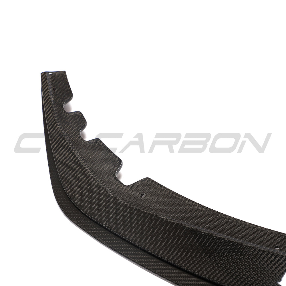 BMW 4 SERIES 2020+ G22/G23 CARBON FIBRE SPLITTER-Splitter-CT CARBON-CT Carbon - High-quality carbon fiber and gloss black aerodynamic parts for premium sports and luxury vehicles.