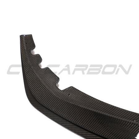 BMW 4 SERIES 2020+ G22/G23 CARBON FIBRE SPLITTER-Splitter-CT CARBON-CT Carbon - High-quality carbon fiber and gloss black aerodynamic parts for premium sports and luxury vehicles.