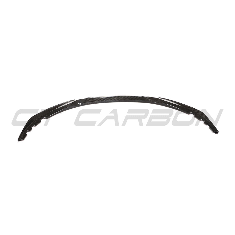 BMW 4 SERIES 2020+ G22/G23 CARBON FIBRE SPLITTER-Splitter-CT CARBON-CT Carbon - High-quality carbon fiber and gloss black aerodynamic parts for premium sports and luxury vehicles.