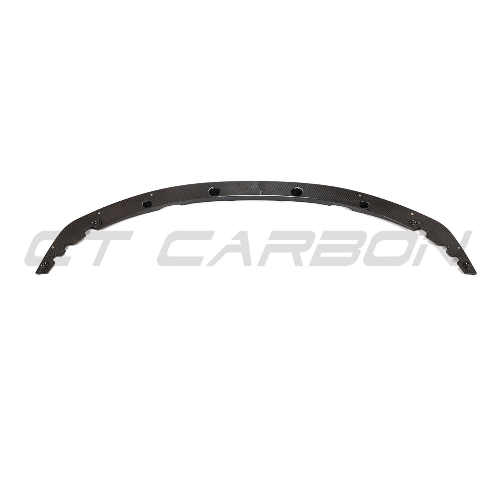 BMW 4 SERIES 2020+ G22/G23 CARBON FIBRE SPLITTER-Splitter-CT CARBON-CT Carbon - High-quality carbon fiber and gloss black aerodynamic parts for premium sports and luxury vehicles.