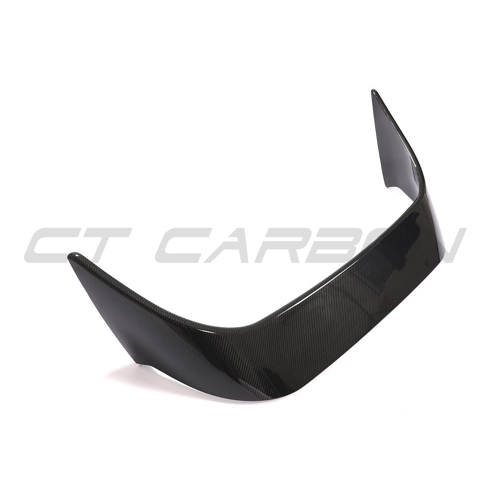 TOYOTA SUPRA 2019+ A90 CARBON FIBRE WING-Spoiler-CT CARBON-CT Carbon - High-quality carbon fiber and gloss black aerodynamic parts for premium sports and luxury vehicles.