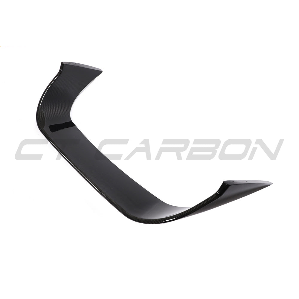 TOYOTA SUPRA 2019+ A90 CARBON FIBRE WING-Spoiler-CT CARBON-CT Carbon - High-quality carbon fiber and gloss black aerodynamic parts for premium sports and luxury vehicles.