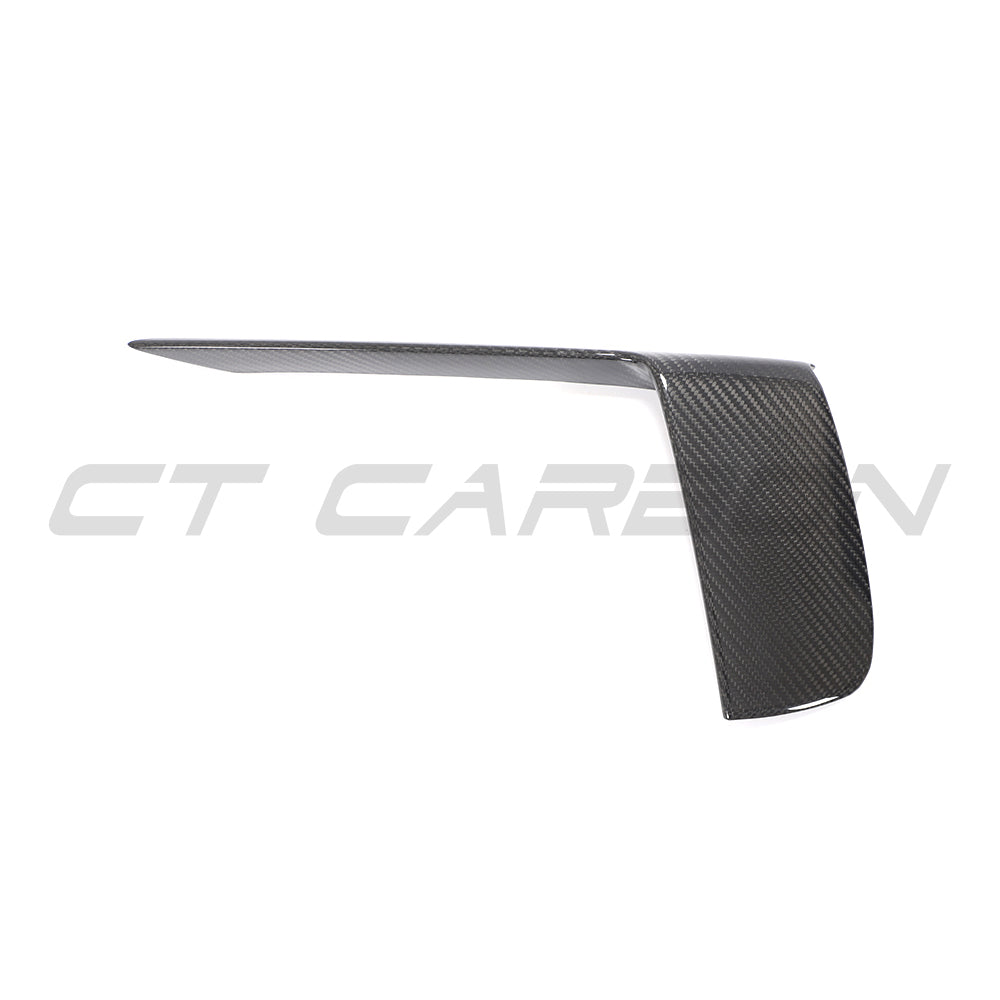 PORSCHE 911 991.2 GT3RS 2018-2020 CARBON FIBRE FRONT BUMPER TRIM COVERS-Accessories-CT CARBON-CT Carbon - High-quality carbon fiber and gloss black aerodynamic parts for premium sports and luxury vehicles.