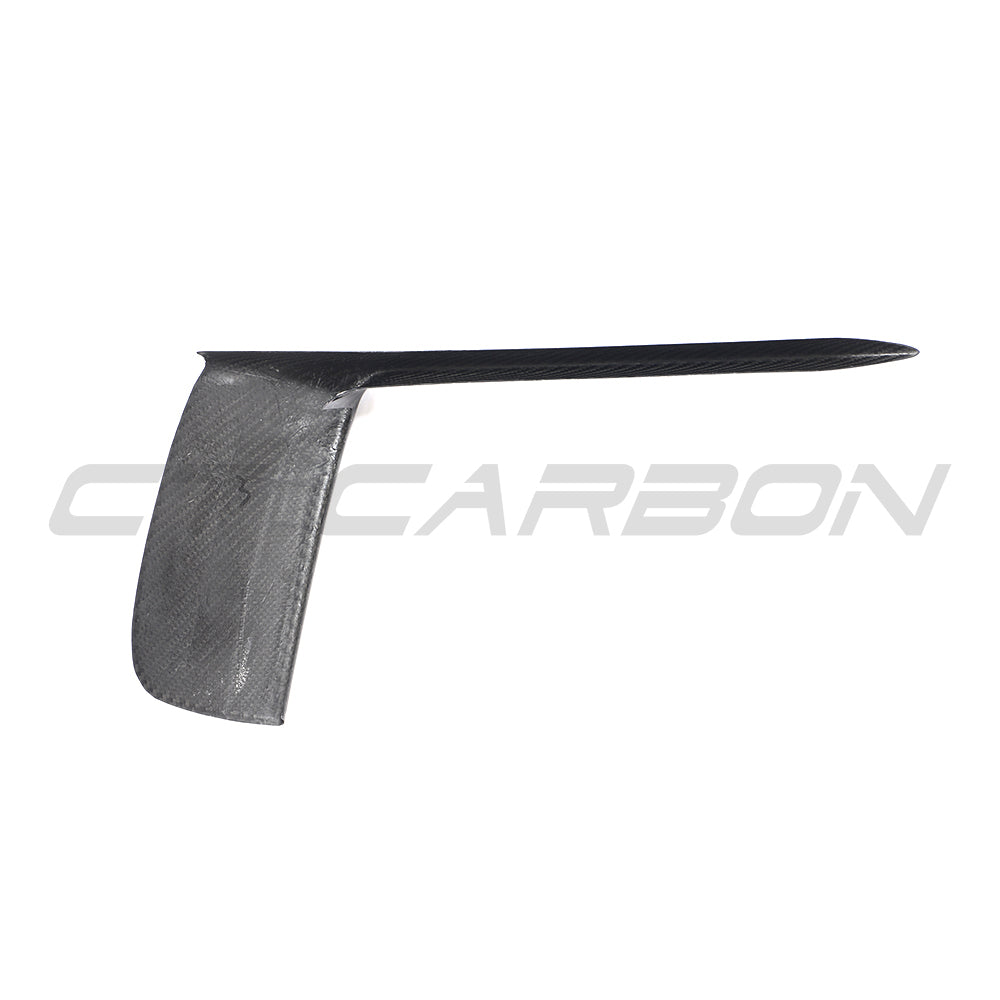 PORSCHE 911 991.2 GT3RS 2018-2020 CARBON FIBRE FRONT BUMPER TRIM COVERS-Accessories-CT CARBON-CT Carbon - High-quality carbon fiber and gloss black aerodynamic parts for premium sports and luxury vehicles.