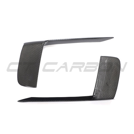 PORSCHE 911 991.2 GT3RS 2018-2020 CARBON FIBRE FRONT BUMPER TRIM COVERS-Accessories-CT CARBON-CT Carbon - High-quality carbon fiber and gloss black aerodynamic parts for premium sports and luxury vehicles.