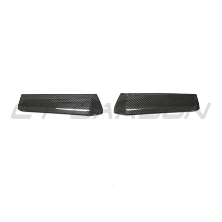 AUDI RS3 8Y 2022-2024 CARBON FIBRE FRONT BUMPER CORNERS - CT DESIGN-Accessories-CT CARBON-CT Carbon - High-quality carbon fiber and gloss black aerodynamic parts for premium sports and luxury vehicles.