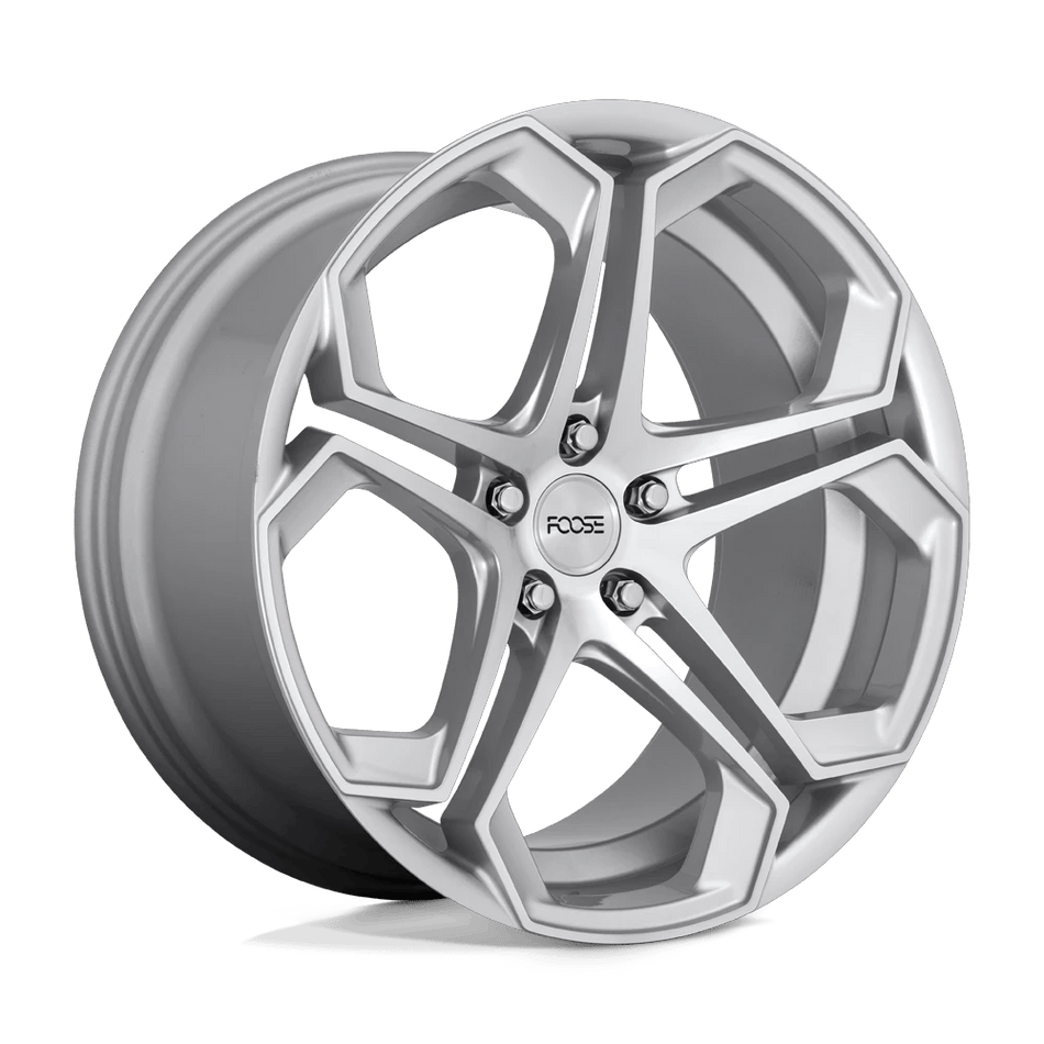 Foose 1PC F170 IMPALA 20x10.5 ET20 5x115 Gloss Silver Machined