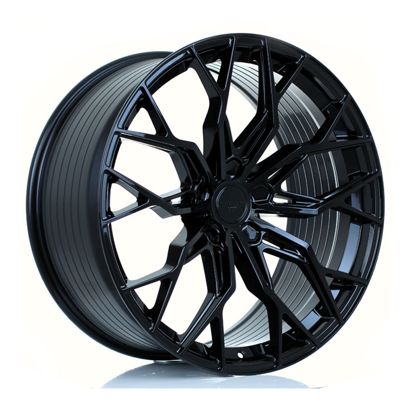 JUDD JSF1 22x10.5 ET25-50 5X120.65 GLOSS BLACK