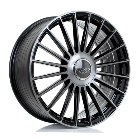 JUDD JSF8 21x9 ET15-50 5X120 GLOSS BLACK TITANIUM BRUSHED