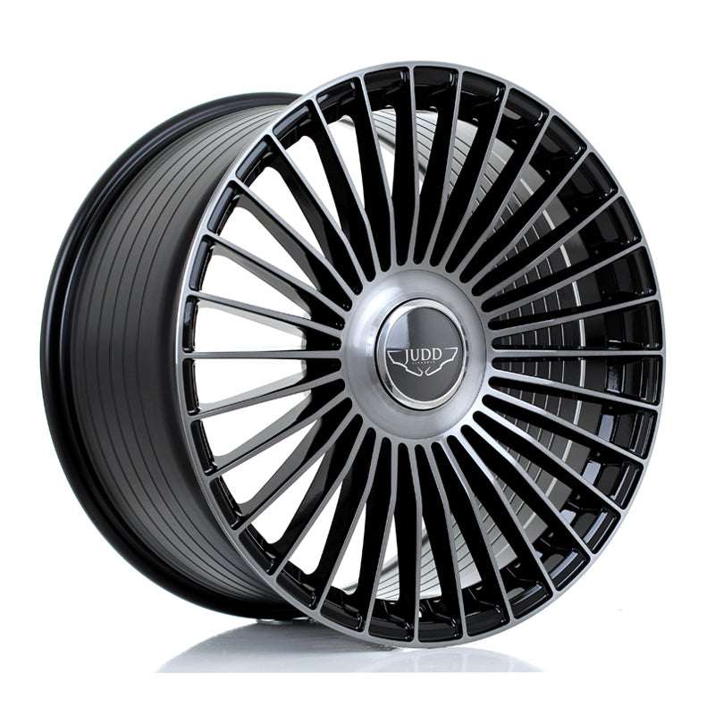 JUDD JSF9 20x10.5 ET15-50 5X110 GLOSS BLACK TITANIUM BRUSHED
