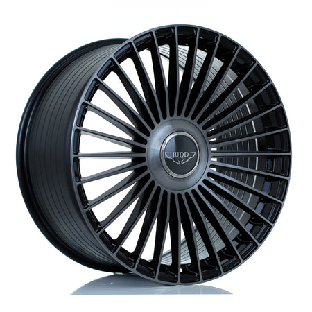 JUDD JSF9 21x10.5 ET15-50 5X108 GLOSS BLACK TITANIUM BRUSHED