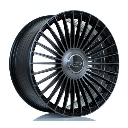JUDD JSF9 21x9 ET15-50 5X105 GLOSS BLACK TITANIUM BRUSHED