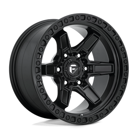 Fuel 1PC D697 KICKER 17x9 ET-12 6x139.7 Matte Black