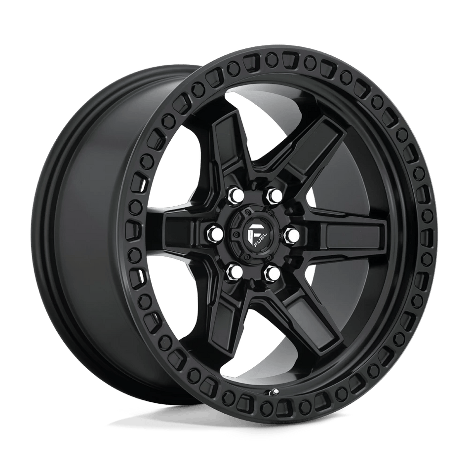 Fuel 1PC D697 KICKER 17x9 ET12 6x114.3 Matte Black