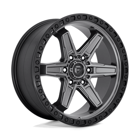 Fuel 1PC D698 KICKER 20x9 ET20 6x114.3 Matte Gunmetal Black Bead Ring