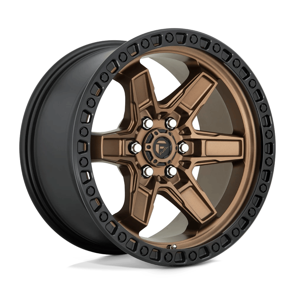 Fuel 1PC D699 KICKER 17x9 ET12 6x114.3 Matte Bronze Black Bead Ring