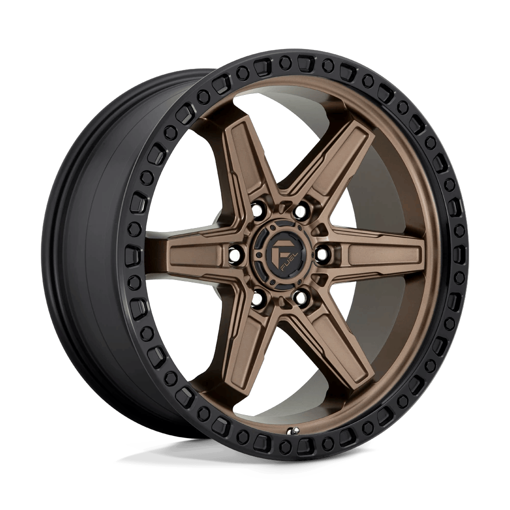 Fuel 1PC D699 KICKER 20x9 ET20 6x139.7 Matte Bronze Black Bead Ring