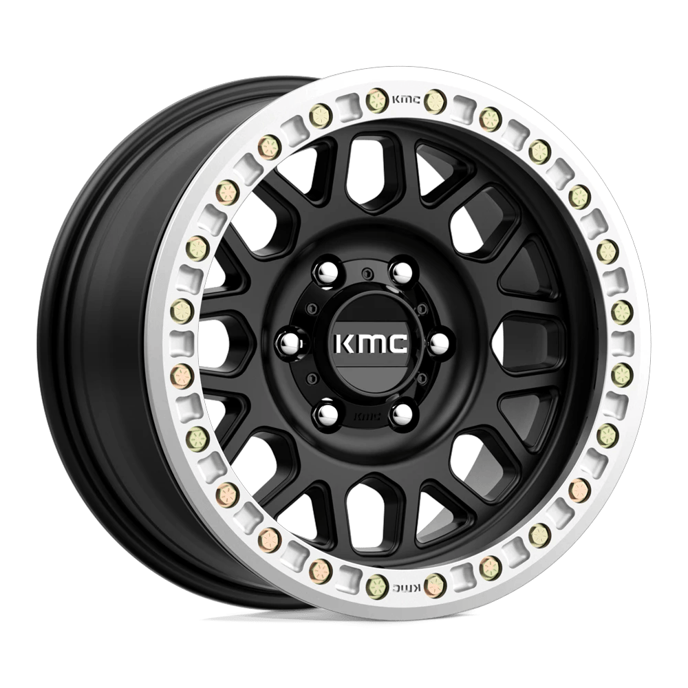KMC KM234 GRENADE DESERT BEADLOCK 17x8.5 ET0 6x165.1 Satin Black