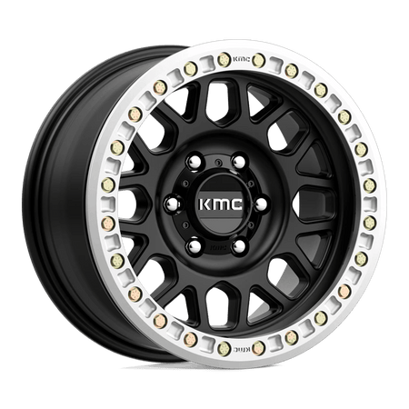 KMC KM234 GRENADE DESERT BEADLOCK 17x8.5 ET0 6x165.1 Satin Black