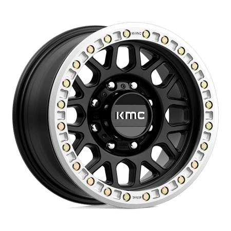 KMC KM234 GRENADE DESERT BEADLOCK 17x8.5 ET0 8x165.1 Satin Black