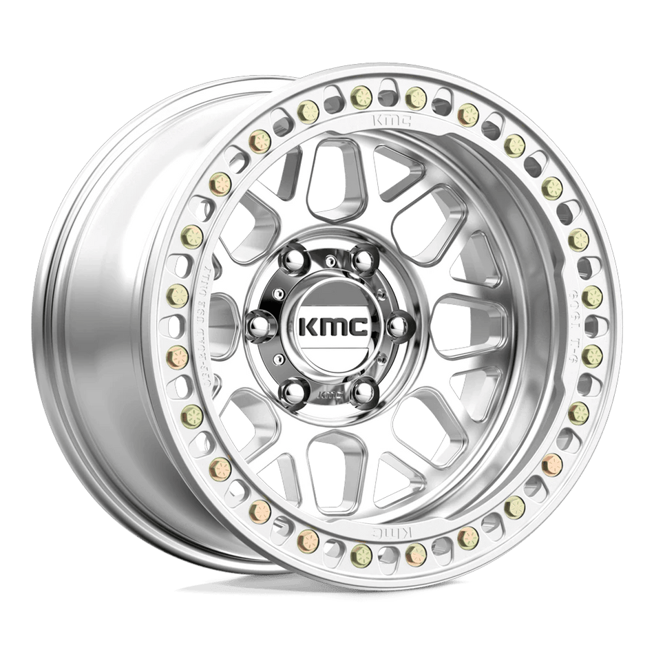 KMC KM235 GRENADE CRAWL BEADLOCK 17x9 ET-38 6x139.7 Machined