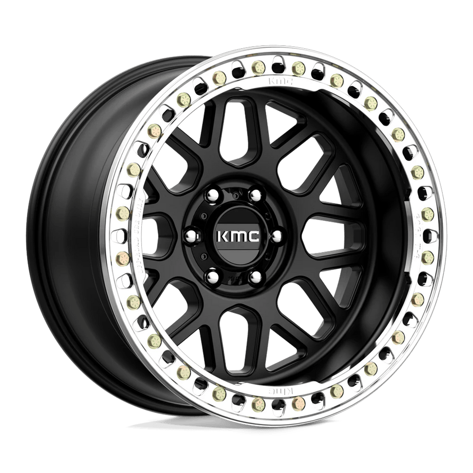 KMC KM235 GRENADE CRAWL BEADLOCK 20x10 ET-48 6x139.7 Satin Black