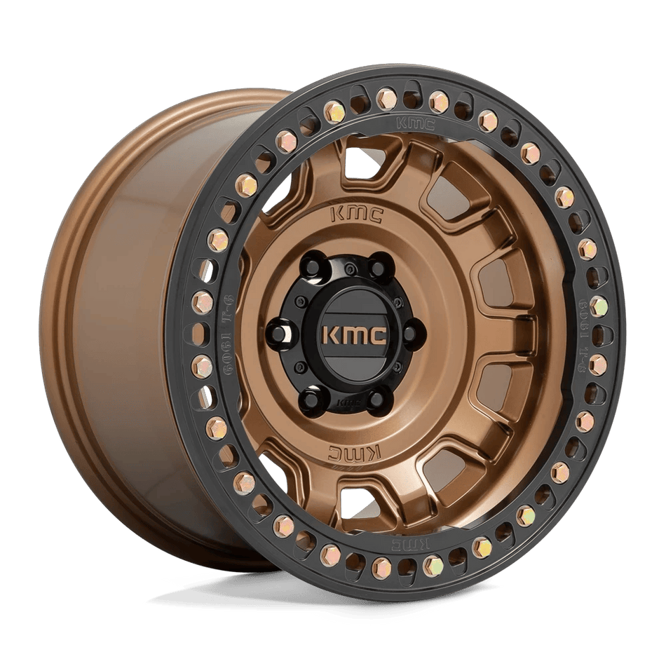 KMC KM236 TANK BEADLOCK 17x9 ET-15 5x127 Matte Bronze